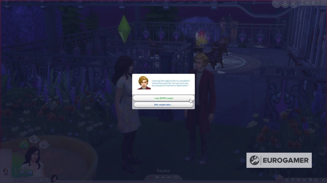 The Sims 4 Spellcasters guide on how to a Spellcaster in the